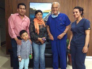 First child from Bolivia treated by Chain of Hope